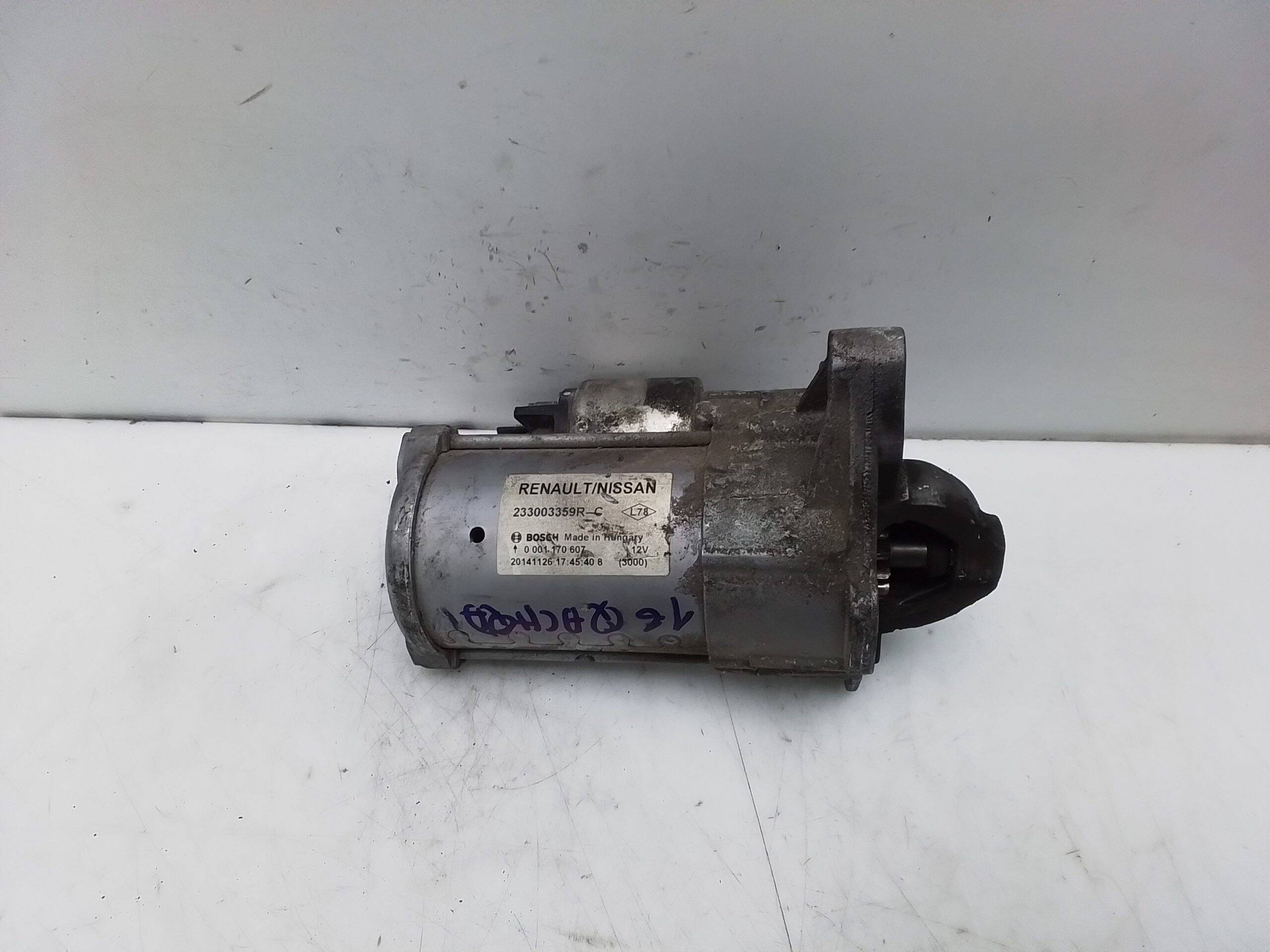 Motor arranque nissan qashqai ii (j11e)(2013->)