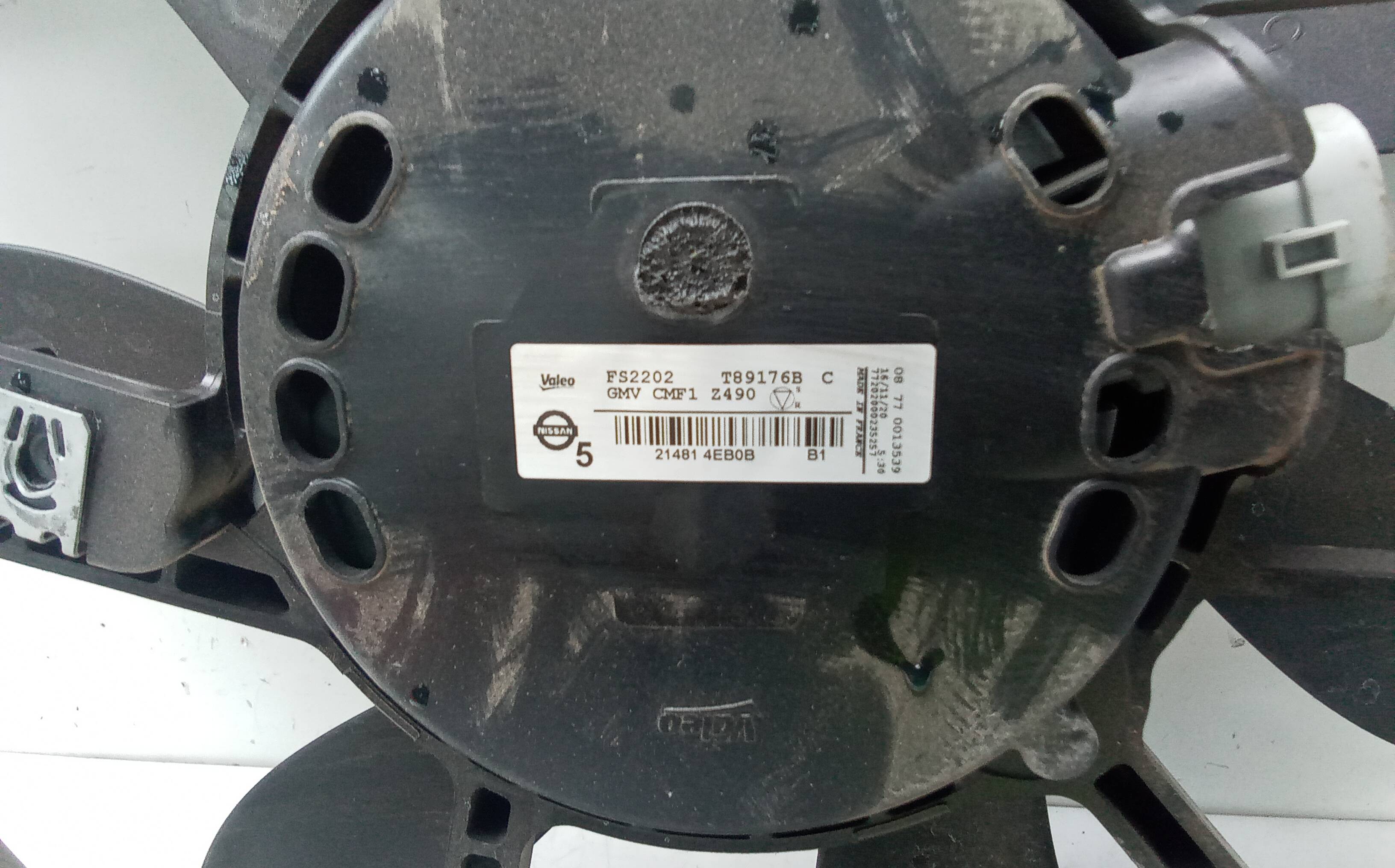 Electroventilador nissan qashqai ii (j11e)(2013->)